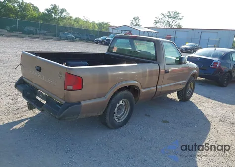 1997 Chevrolet S-10 Fleetside z USA, uszkodzony, nr VIN 1GCCS1444VK189256